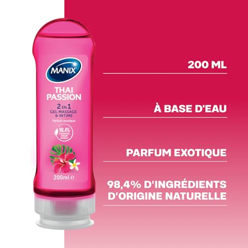MANIX Thai Passion 2-en-1 Massage & Lubrifiant Parfum Exotique – vue 5