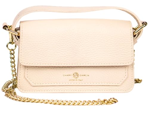 Image of Premium Italian Leather Handmade in Florence, Italy. Small Crossbody Bag for Women with a Detachable Strap Made in Italy