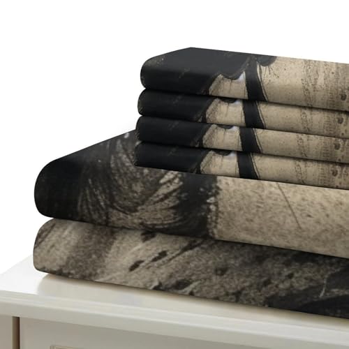 Housses de couettes chien Rowena en microfibre douce avec 2 taies 140x200cm - 6
