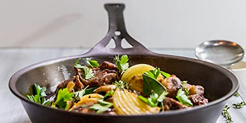 AUS-ION Skillet, 7" (18cm), Smooth Finish, 100% Made in Sydney, 3mm Australian Iron, Professional Grade Cookware 2 Gallery Image