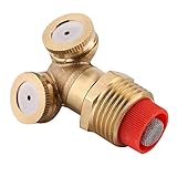 【Facile Da Usare】Nebulizzatore per giardino---Facile da installare e utilizzare, basta collegare il tubo dell'acqua con il collegamento del cavo, facilmente funzionante dopo l'installazione dell'ugello
