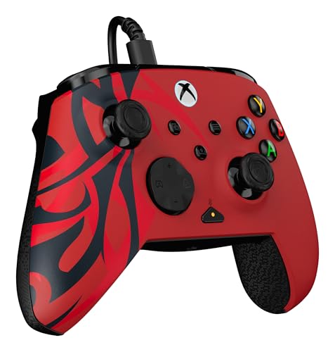 Image of Turtle Beach Rematch Advanced Wired Gaming Controller for Xbox & PC | Xbox Series X|S, Xbox One, PC, 2 Remappable Buttons, Hall-Effect Triggers, Audio Controls, Mic Mute, Ergonomic, Spirit Red