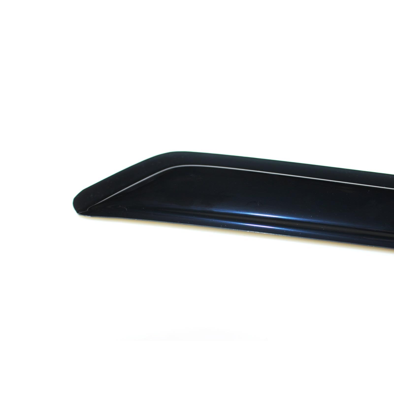 4 deflectores de viento para ventana delantera y trasera, compatible con Dodge Ram Quad Cab 2002-2009, estilo de montaje exterior