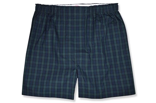Brooks Brothers Men's Traditional Fit Tartan Plaids 100% Cotton Boxers Shorts,