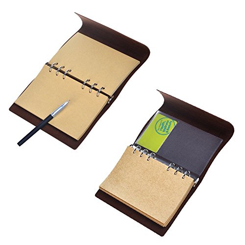 Saitec Hot Sale ! Brown Color Vintage Classic Pu Leather Notebook For Diary, Travel Journal And Note #TOP5