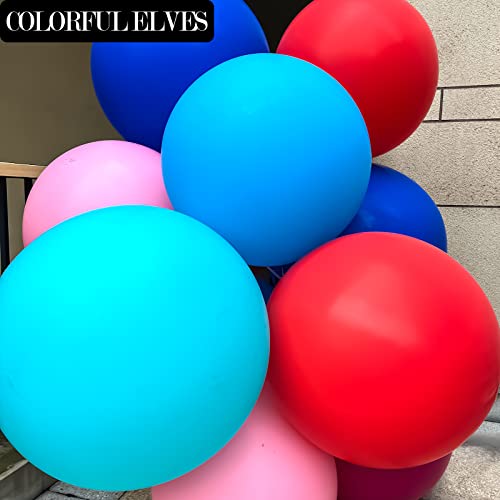 Image of Large Red Balloons 36 inches 4 Pack Giant Jumbo Red Latex Party balloon