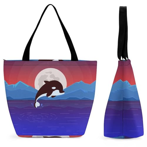 Sac de voyage dauphins grand format pour organiser toutes vos affaires de plage