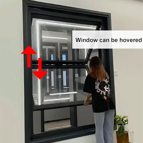 Podtynkowe okno przesuwne ze szkła hartowanego – aluminiowa składana konstrukcja do kuchni, kampera, sklepu z przekąskami lub loftu, 80 x 100 cm, akcesorium do mobilnego domu