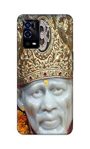 Image of PRINTFIDAA Sai Baba Lord Shiridi Great God Hinduism Hindu Religious Printed Designer Hard Case for Oppo A55 Back Cover -(e) RPM1005