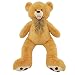 fgf import Peluche Orso Gigante con Fiocco 120 cm codice 3718 Perfetto per rallegrare la Camera da Letto