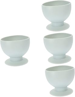 LALAFINA 4Pcs Ventosa Pára-Choques Maçaneta Da Porta Protetores De Parede Da Mesa Da Porta Almofadas De Impacto Tigela De Sucção Do Bebê Protetor De Parede Absorvente De Choque Suporte De