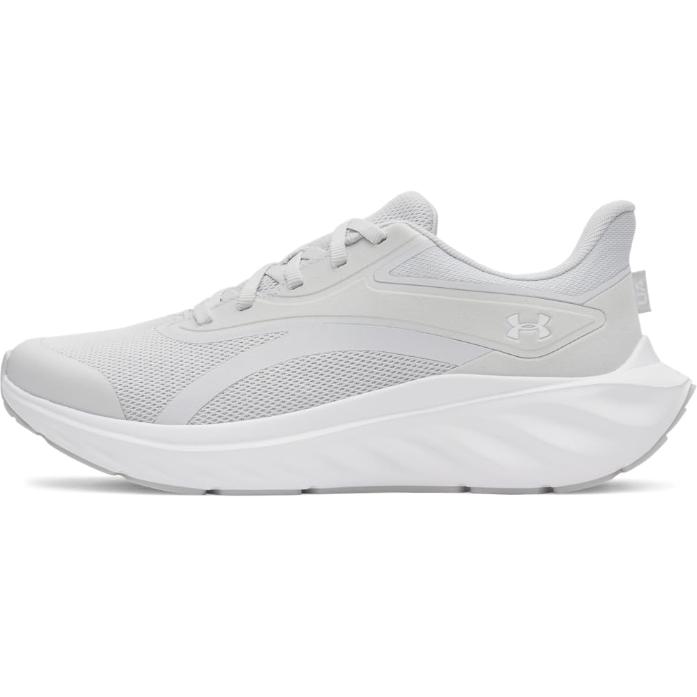 Under Armour UA GGS Ascend - Low - Sneakers - Halo Gray/Halo Gray/White - Size: 5.5