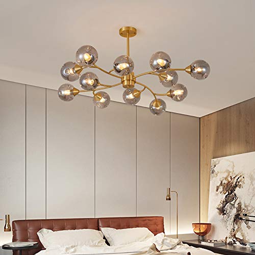 Lámparas de techo modernas: modelo de 9 luces para iluminación de salón 4