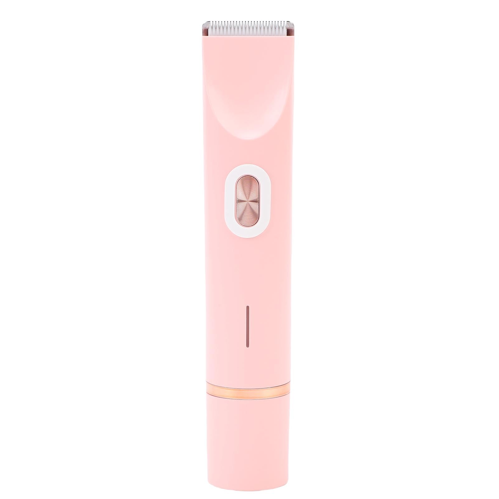 Recortadora de vello corporal contra la irritación con carga tipo C rosa 8