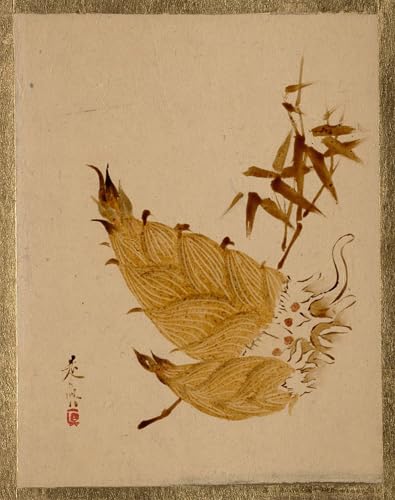 Poster Pousses de bambou Shibata Zeshin pour créer un salon zen et une ambiance artistique