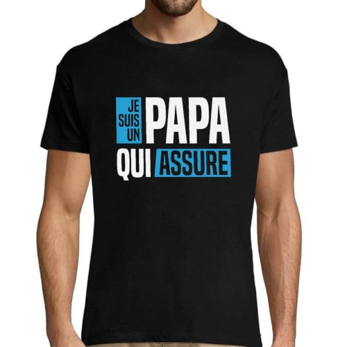 T-Shirt Homme Je Suis Un Papa Rigolo pour le Weekend et les Sorties
