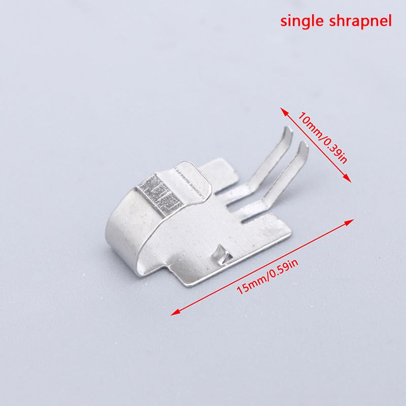Image of ZCZQC 2PCS Stainless Steel 7 Battery Compartment Single Shrapnel for AAA Battery Multimeter Clamp Meter Spring Contacts Replacement Parts