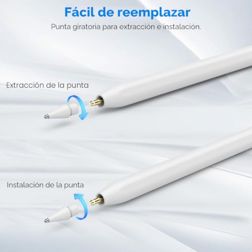 Miniatura 4 de MoKo 4 Puntas Compatible con Apple Pencil Pro/USB-C/2.ª/1.ª Gen
