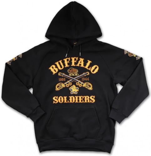 Big Boy Buffalo Soldiers S6 Mens Pullover Hoodie [Black] - ID#16346-15-225-0-0