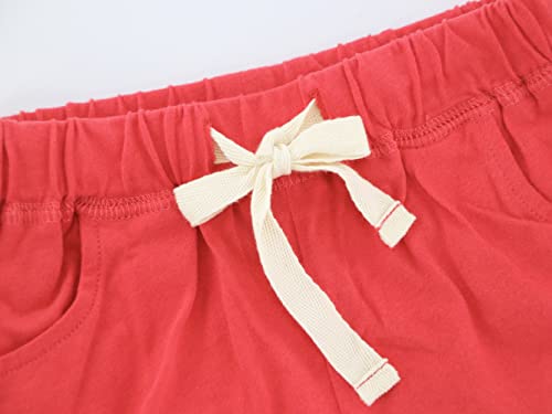 Image of Little Boys Shorts Set Toddler Boys 100% Cotton Summer Short Sleeve T-Shirts and Shorts Clothing Sets 2PCS