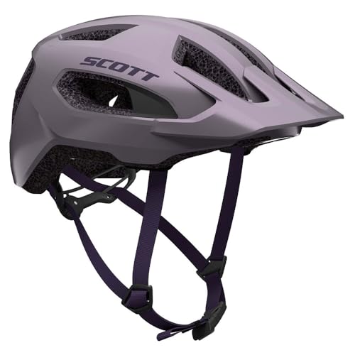 Scott Supra Fahrrad Helm Gr.54-61cm Silver lila 2025