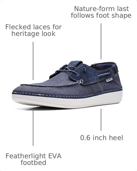 Image of Clarks Mens Higley Tie | Casual Shoes