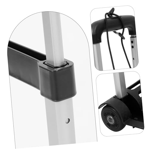 Carrito plegable portátil ligero para compras y equipaje miniatura 4