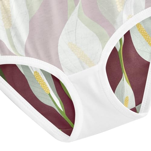 Personalized Toddler Underwear Custom 2t Cotton Cute Panties Girl Green Lily Underpants Briefs 5