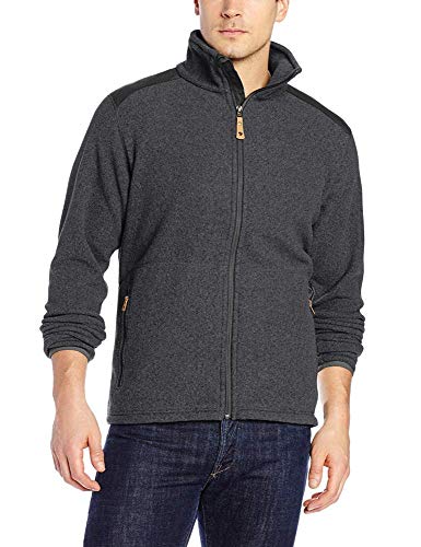 Fjällräven Herren Fleecejacke Sten,Dark Grey, M, 81765-030