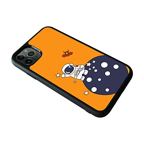 Coque silicone antidérapante astronaute dessin animé pour iPhone 11 Pro Max - 4