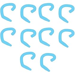 Protectores Auditivos En Silicona Protector Auditivo de Silicona Lavable Cubierta Facial Gancho para la Oreja para Niños (azul claro)