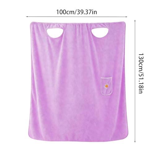 Robe de serviette séchage rapide pour éviter les frissons douche - 6