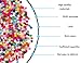 Lhbwhiz 500 Stück Bunte Pompons,Mini Pompons Bunt,Bälle zum Basteln,Hoch elastische Plüsch Bälle,zum DIY kreatives Basteln,Dekorieren,Kleidung(runden)