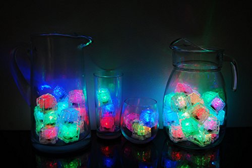 Litecubes Set Of 48 Brand 8 Mode Multicolor Rainbow Light Up Led Ice Cubes … #TOP1