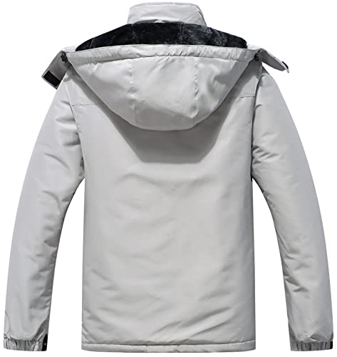 Image of MOERDENG Women's Ski Jacket Warm Winter Coat Hooded Snowboarding Jackets Waterproof Mountain Windbreaker for Hiking Traval