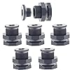 Bulkhead Fitting Adapter Rain Barrel Garden Water Tank Spigot Connector Kit 6 stks Praktische DIY Tools