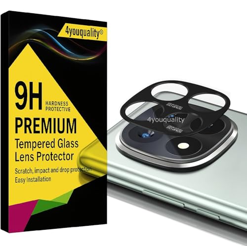 Image of 4youquality Back Camera Lens Protector Compatible with Redmi Note 14 Pro Plus (1 Pack) | 9H Tempered Glass Camera Guard | Military-Grade Anti Scratch Protection | Ultra Clear HD Lens Film | Bubble-Free Easy Installation | Case Friendly
