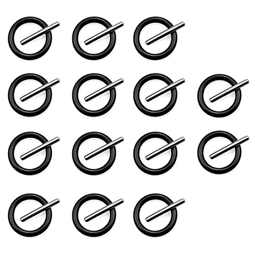acdokuk 28 Stücke O Ring und Stift satz, 4mm Federring und 3 x 25mm Kraft Sicherungsstift, Adapter Sechskantschaft, O Ring Dichtungen für Kraftnuss Schlagschrauber Cover
