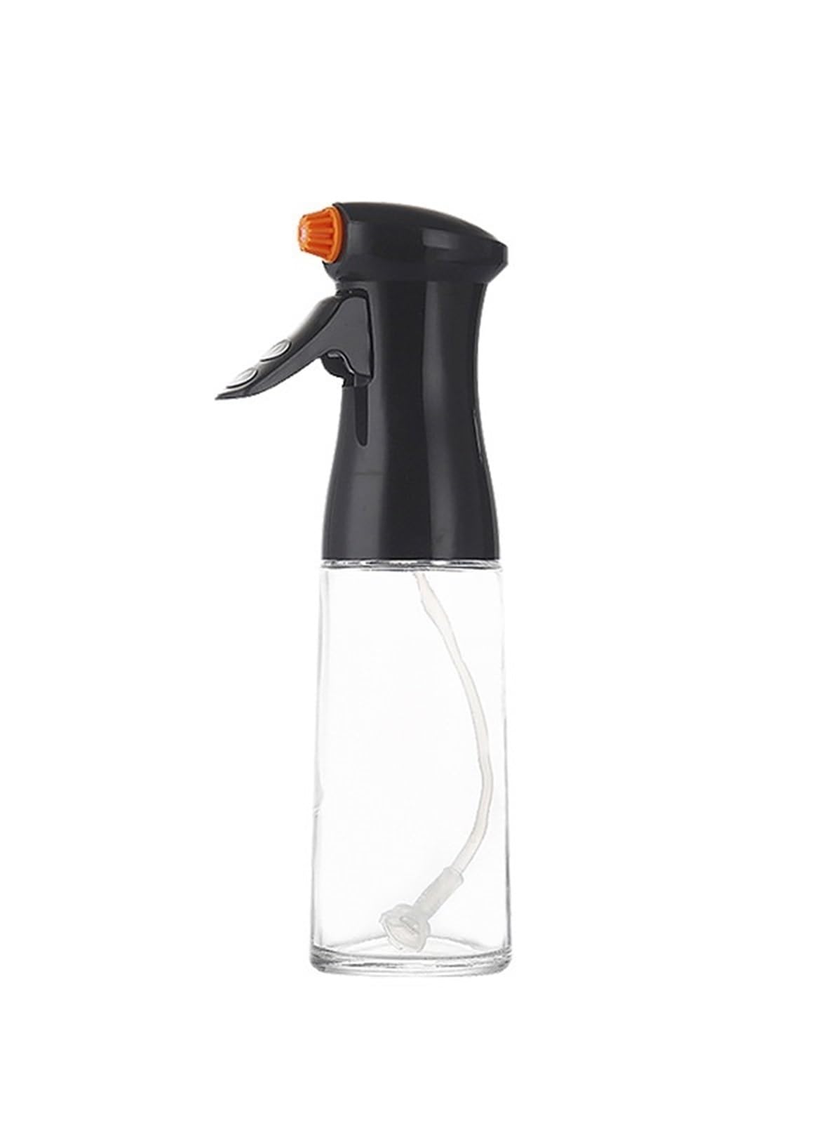 NGTFDCP Oil Dispenser, 1/2PC Oil Sprayer Bottle Cooking Baking Vinegar Mist Empty Spray Dispenser For BBQ Picnic Tool for Air Fryer, Salad(Black 2PC)
