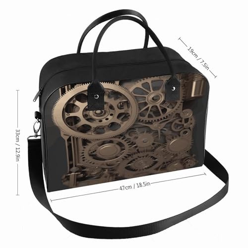 Bolso Maletín Steampunk para Laptop con Correa y Asa miniatura 2