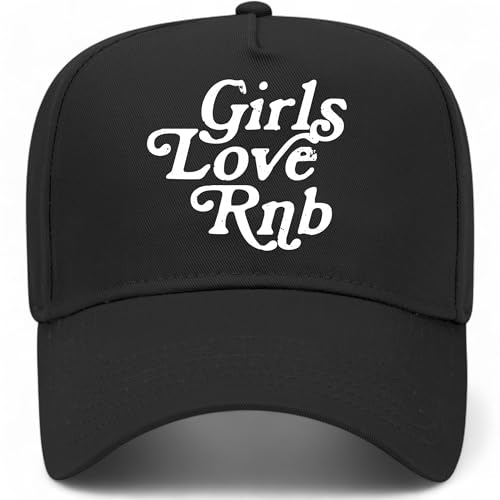 Girls Love RNB Vintage Trucker Hat | Premium Adjustable Snapback Baseball Hat for Men & Women (US, Alpha, One Size, Black)
