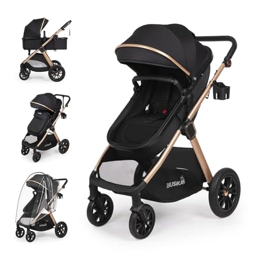 6-in-1 Convertible Baby Stroller for All Ages