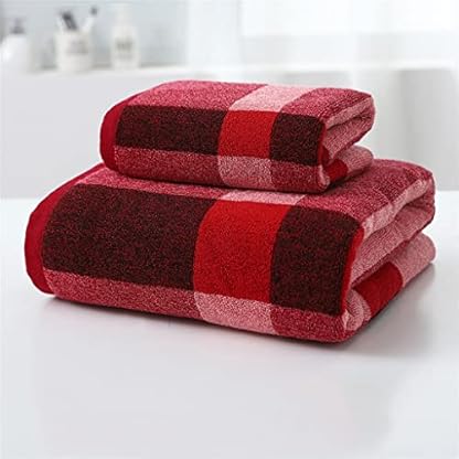 Badetuch-Set für Erwachsene, Badetuch, reines, verdicktes Handtuch (Farbe: 2 Stück, Größe: 72 x 35 cm + 150 x 73 cm) – Bild 3