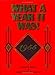 1955 What A Year It Was Book, 1st edition 70th Birthday/ Anniversary