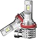 MGCOKINILY Halogen Auto Lampen H11, 55W 400% Helligkeit als Halogenlampen11000LM 6500K Kaltes Weiß,1:1 Mini-Größe, 2 Stück