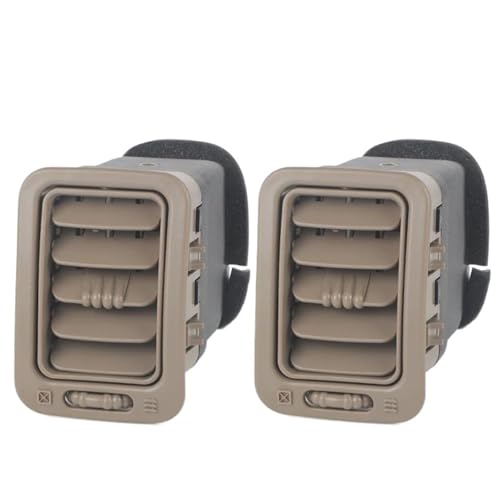 Ventilación de aire acondicionado para Chevy Silverado 2000-2006, color beige, pack de 2 piezas