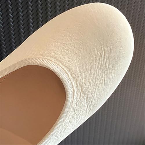 Solyinne Women’s Mary Jane Shoes Slip on Ballet Flat Hidden Wedge Heel Dressy Comfortable Round Toe Ankle Strap Flats4