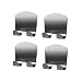 ROOS Set of 4 Stainless Steel Multi Purpose Sticking Hook ,Shaving Razor,Plug Hook,Towel Hook (Small)