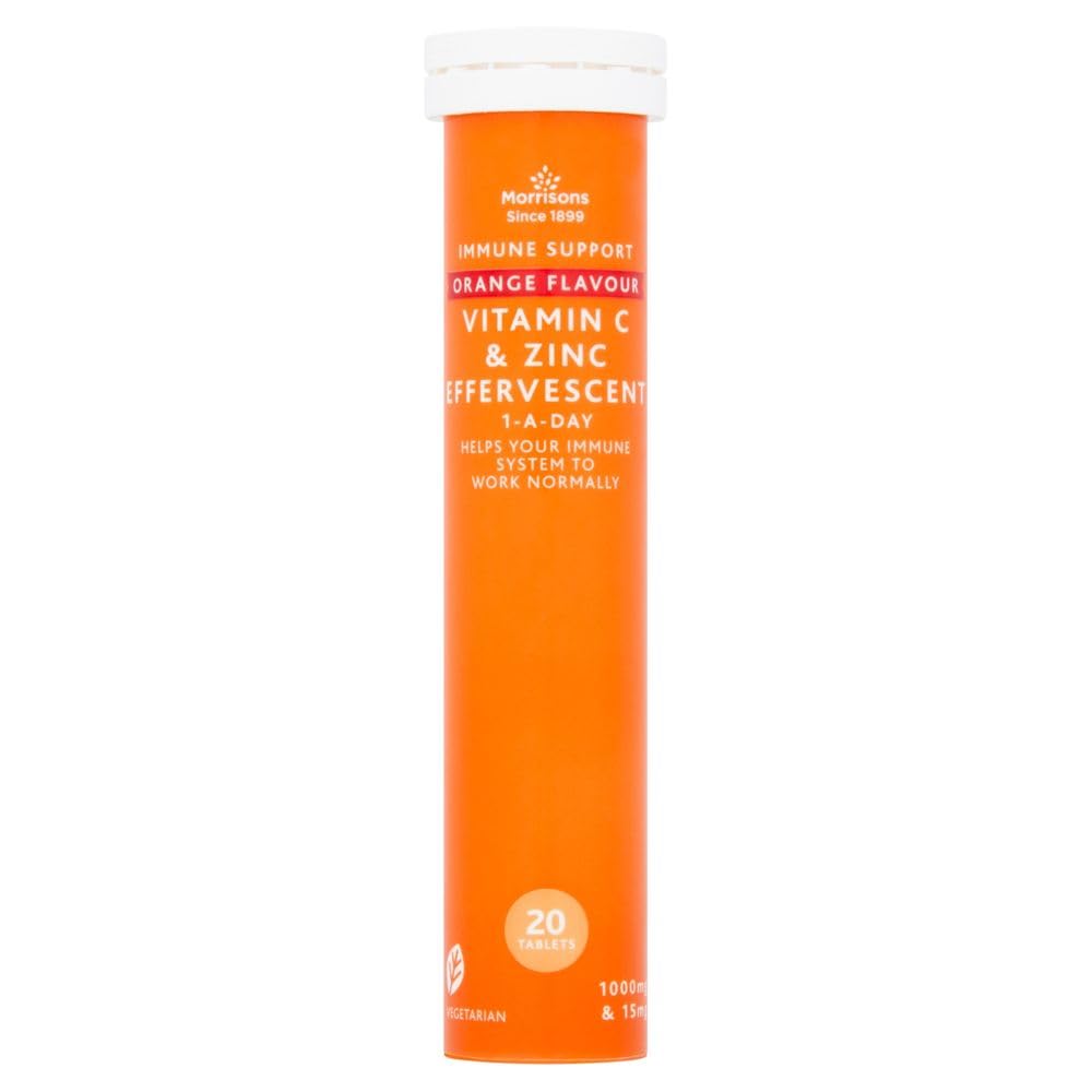 Morrisons Vitamin C and Zinc Effervescent Vitamins 20 Pack