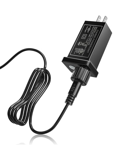 Image of Lustaled 30V Class 2 Power Supply with 5M Extension Cord, 6W Waterproof IP44 LED Transformer Replacement for Christmas String Light Inflatable Decors with 8 Modes, Timer Function